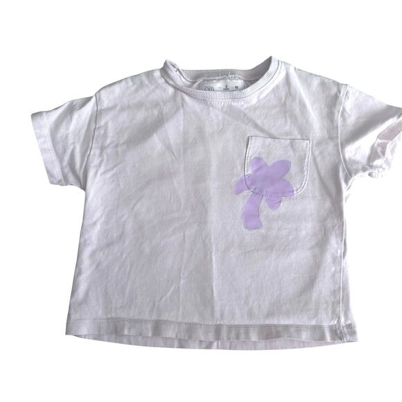 Zara printed pocket tee - Picture 1 of 3